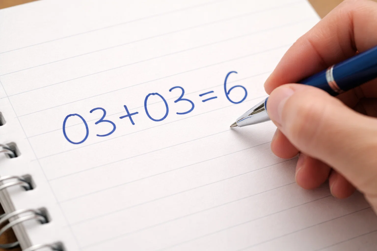 Scomposizione numerologica di 03-03 in numero 6, simbolismo del tre e del sei